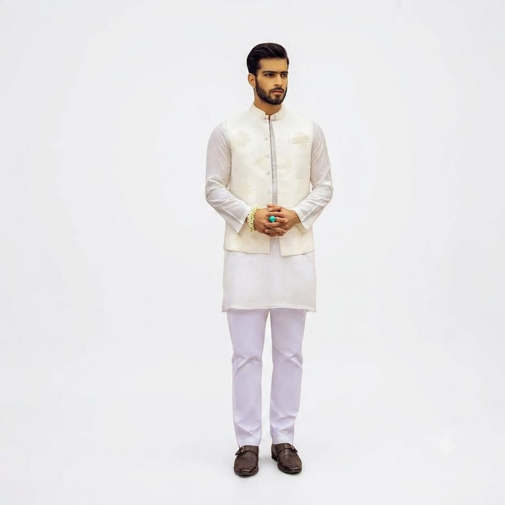 SUBTLE TONED WAISTCOAT
